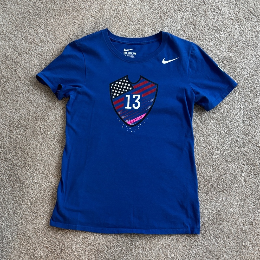 Nike Women’s Royal Blue Alex Morgan Soccer Graphic Tee